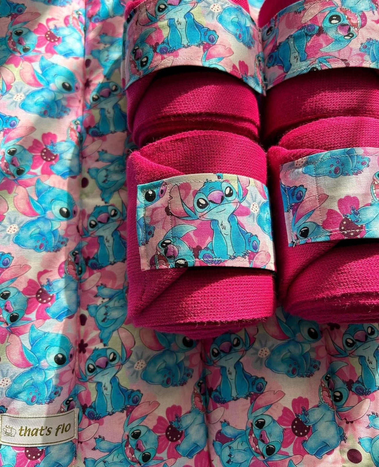 Set Sottofasce e Fasce Stich Pink