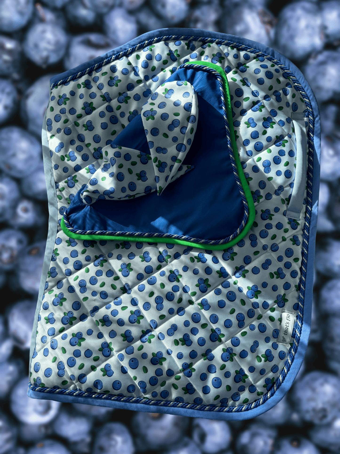 Set Sottosella e Cuffia Mirtilli