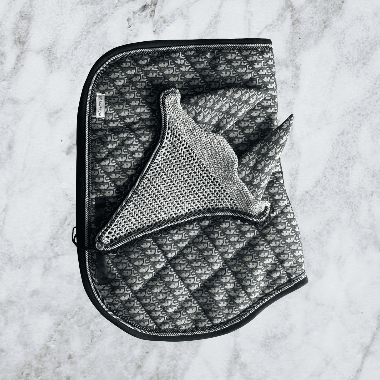 Set Sottosella e Cuffia Dior monogram