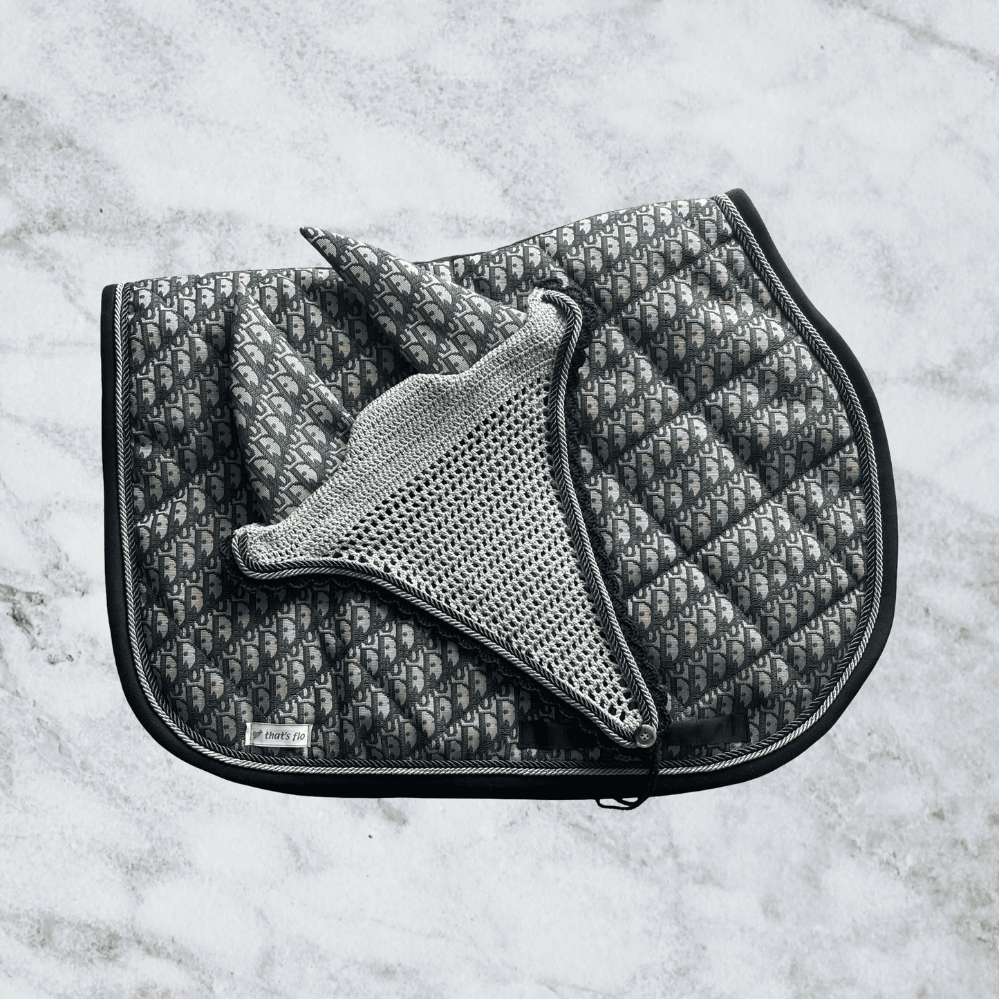 Set Sottosella e Cuffia Dior monogram