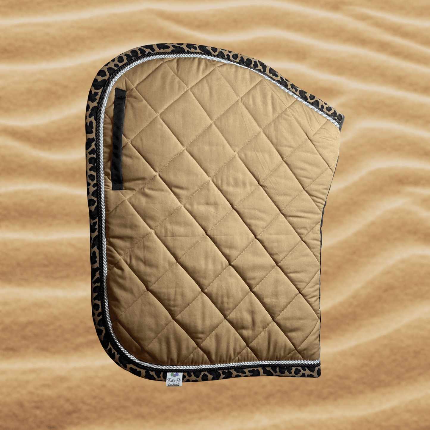 Set Sottosella e Cuffia bordo Leopard