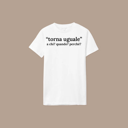 T-shirt 'che puoi sentire' ©