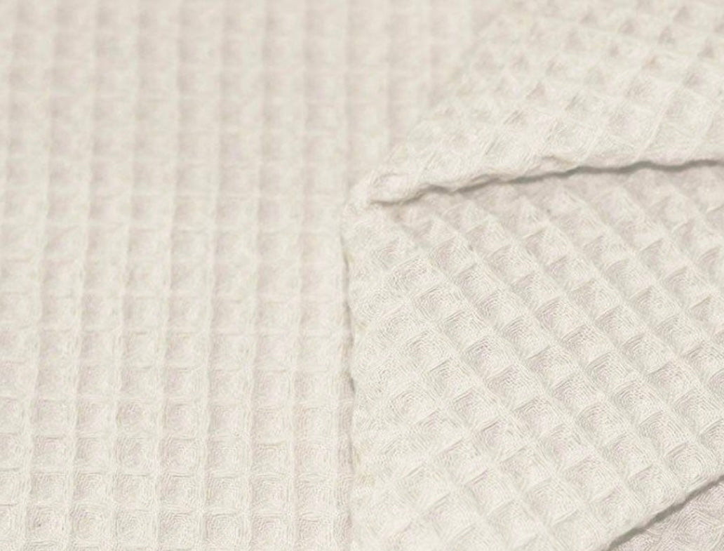 Coperta in Nido d’ape; colori neutri