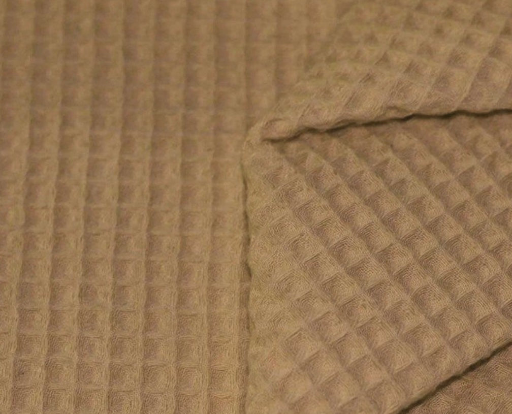 Coperta in Nido d’ape; colori neutri