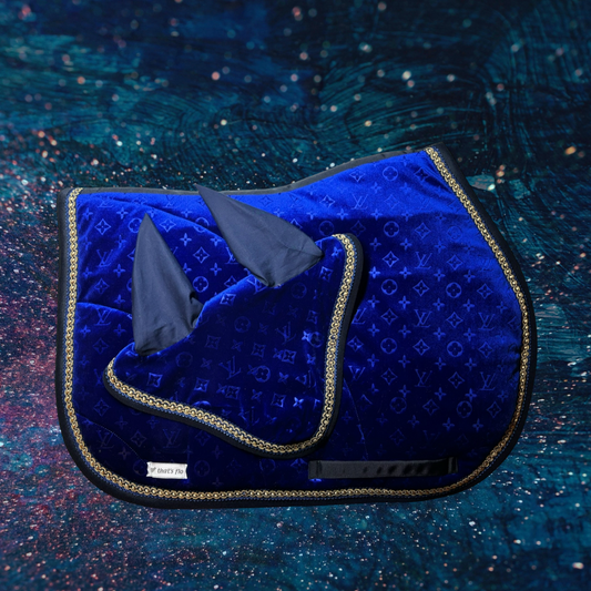 Set LV velvet Blu